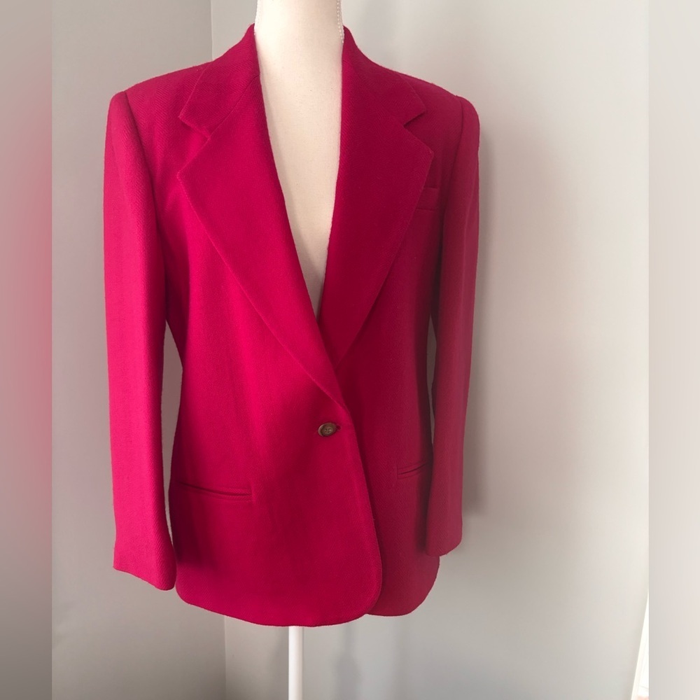 Lands' End Vibrant Pink Women's Blazer 8P